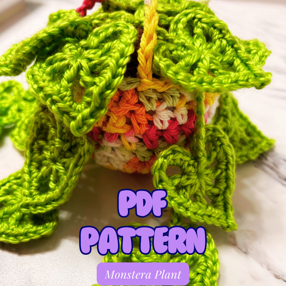 Monstera Crochet Plant Pattern