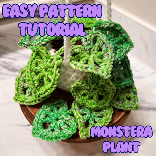 Monstera Crochet Plant Pattern