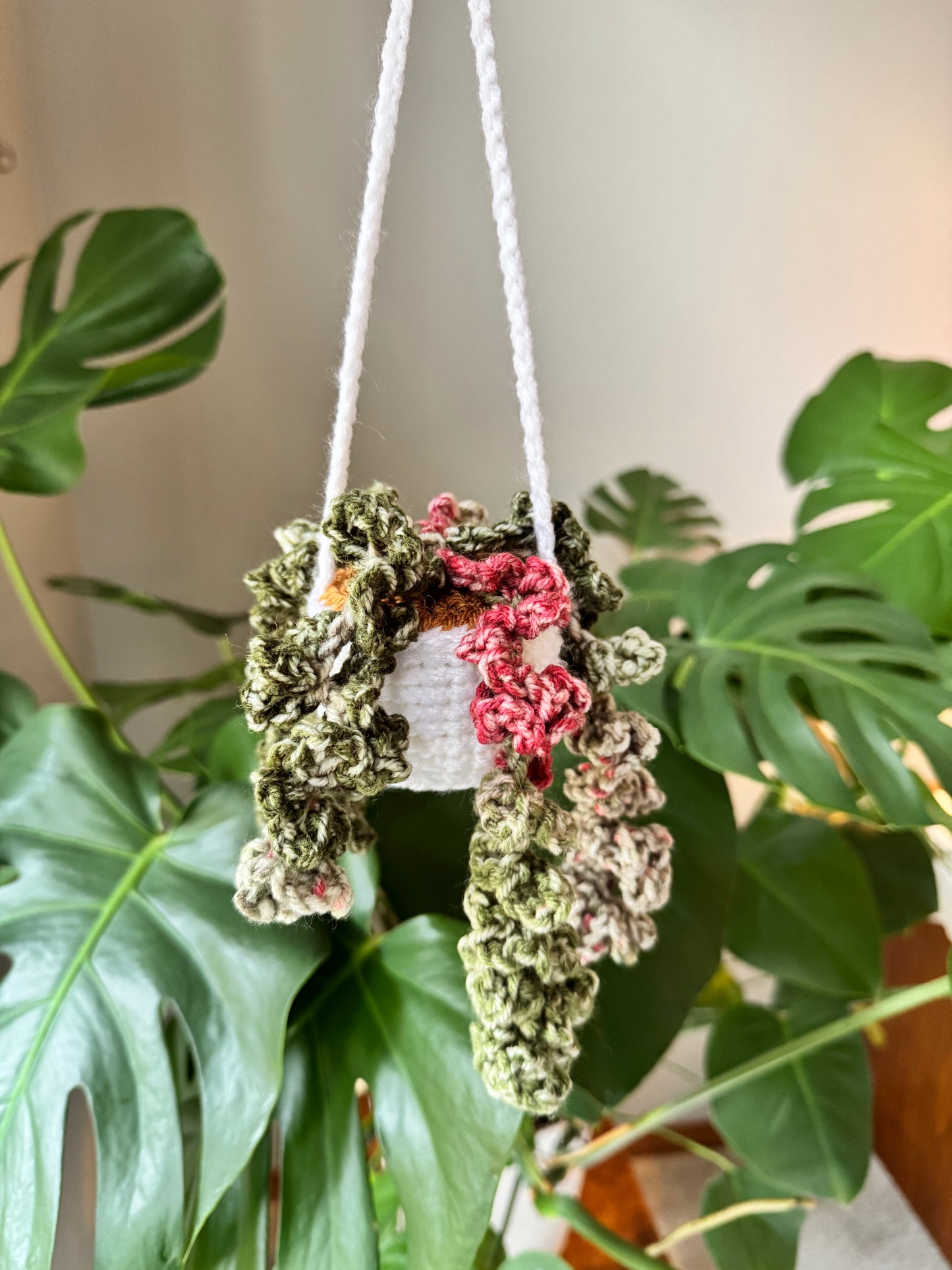 Handmade hanging plant